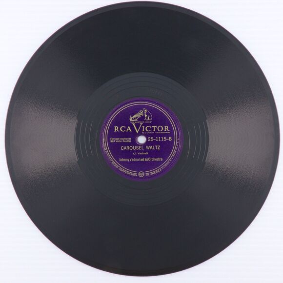 Johnny Vadnal - Juke Box Polka / Carousel Waltz 1948 10" 78 rpm Record 25-1115 - Picture 4 of 16